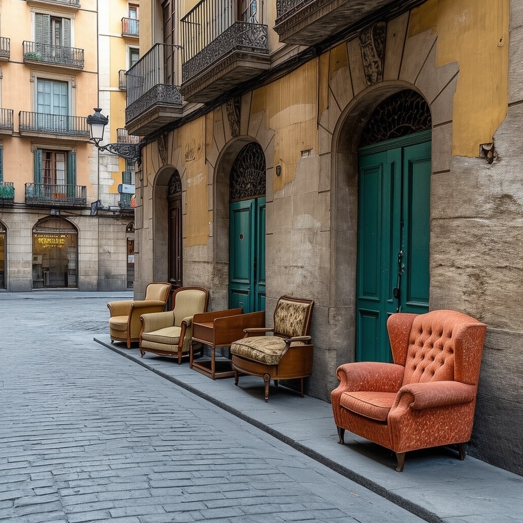 Servicio de compra de muebles antiguos o vintage en Lleida